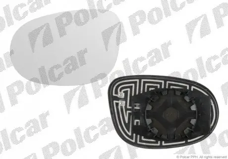 Вставка зовнішнього дзеркала права Polcar 3233555M