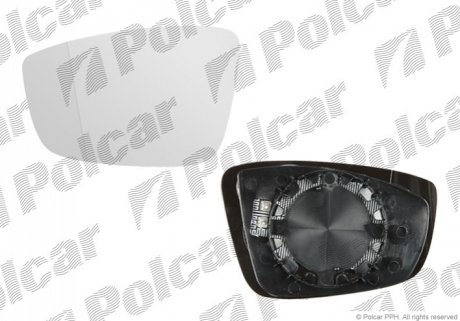 Вставка наружного зеркала правая Polcar 9533552E (фото 1)