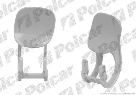 Заглушка отвору омивача фари лівий Polcar 50150719