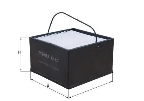 Фильтр топливный Mahle MAN TGS,TGX MAHLE / KNECHT KX332