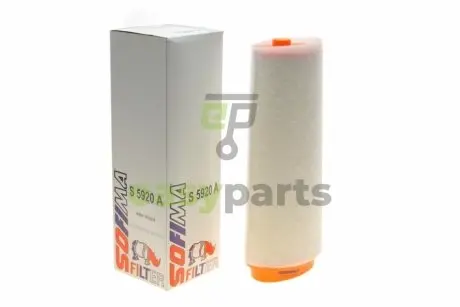Фільтр повітряний BMW 1(E81/87)/3 (E46/E91)/5 (E39/E60)/X3 (E83) 01- (M47) SOFIMA S5920A