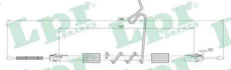 Трос ручного гальма LPR C0297B