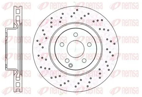 - Гальмівний диск REMSA 61032.10