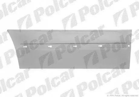 Ремкомплект обшивки дверей правий Polcar 50124012