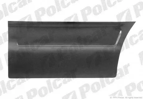 Ремкомплект обшивки дверей правий Polcar 604140-2