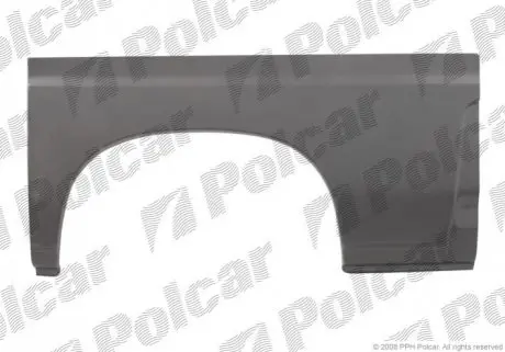 Ремкомплект крила заднього правий Polcar 570284-1