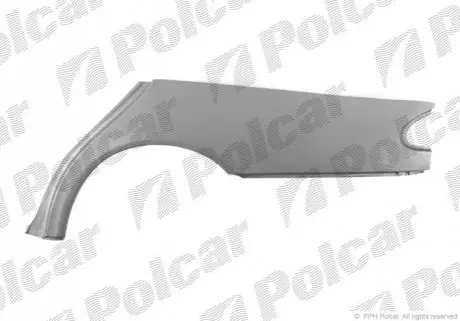Ремкомплект крила заднього лівий Polcar 501583-5