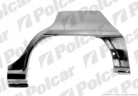 Ремкомплект крила заднього лівий Polcar 550783-7
