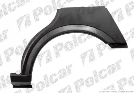 Ремкомплект крила заднього лівий Polcar 550883-6