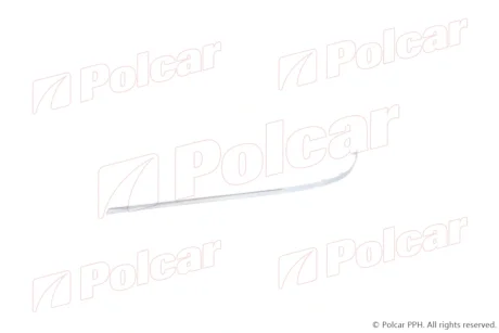 Накладка решетки бампера правый Polcar 137196-6