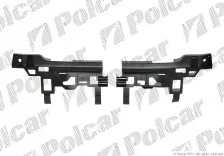 Усилитель бампера левый+правый Polcar 60559613