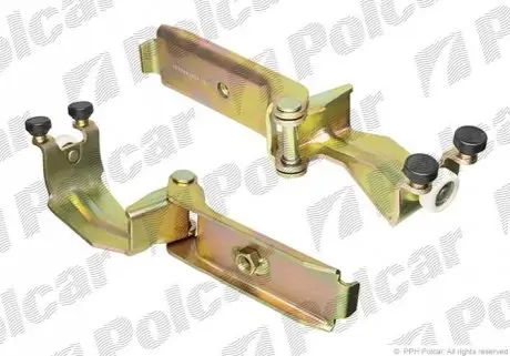 Направляюча центр прав дверей з роликами та кронштейном Mercedes Vito Polcar 5012Z-71