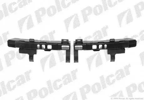 Усилитель бампера левый+правый Polcar 601696-3