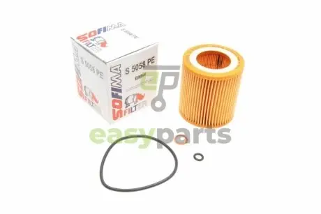 Фільтр масляний BMW (E90/F30)/5 (E60/F10) 05-16 (N52/N53/N20/N55) SOFIMA S5058PE