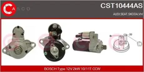 Стартер (шт.) CASCO CST10444AS