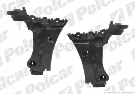 Кронштейн бампера левый + правый Polcar 606296-5