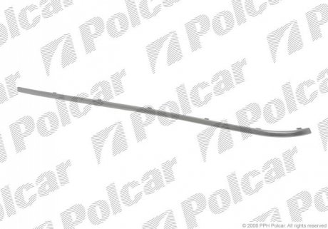 Молдинг накладки бампера левый Polcar 50159611 (фото 1)