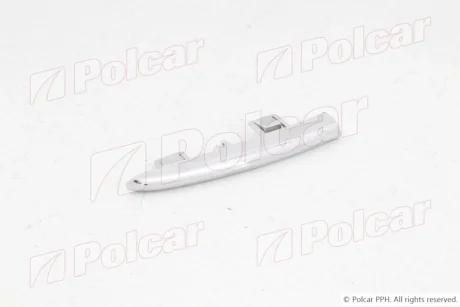 Накладка решетки бампера левый Polcar 30B127-6