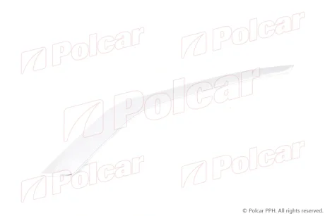 Накладка решетки бампера левый Polcar 57B12757