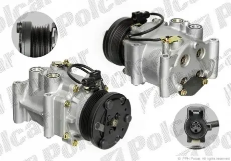 Компрессор кондиционера (Новый) Polcar 3201KS-1