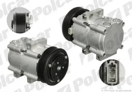 Компрессор кондиционера (Новый) Polcar 3247KS-1