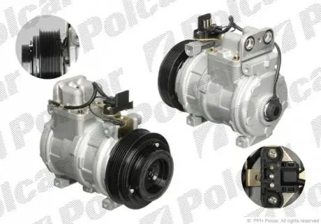 Компрессор кондиционера (Новый) Polcar 5014KS-1