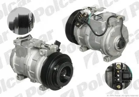 Компрессор кондиционера (Новый) Polcar 5014KS-2