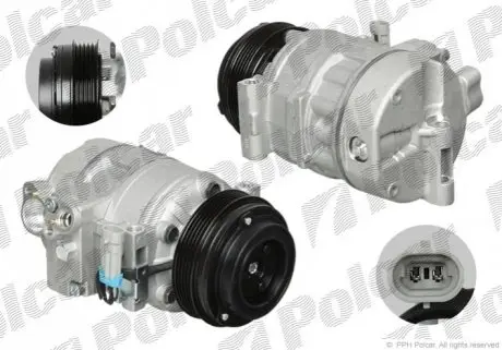 Компрессор кондиционера (Новый) Polcar 5508KS-2