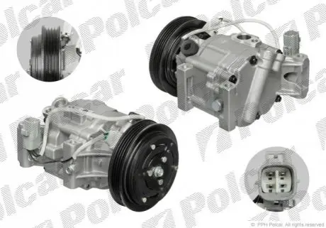 Компрессор кондиционера (Новый) Polcar 8103KS-1