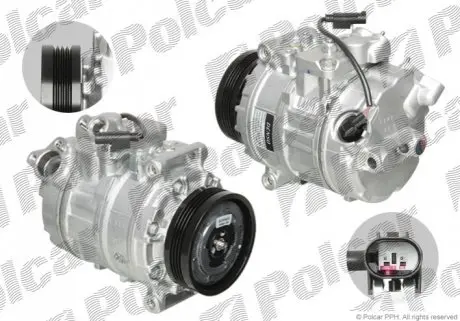 Компрессор кондиционера (Новый) Polcar DCP05020