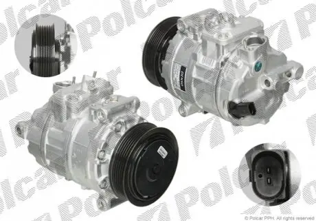 Компрессор кондиционера (Новый) Polcar DCP32045