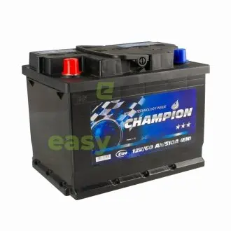 Фото black 60 Ah/12V (1) CHAMPION CHB60-1 Black 60 Ah/12V (1) CHAMPION CHB60-1