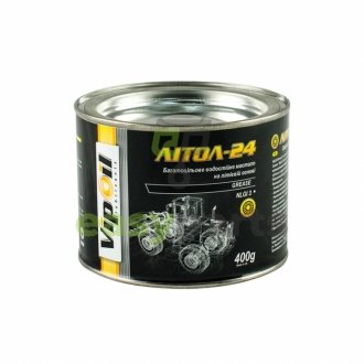 Литол-24, 0,4 kg (x24) VIPOIL 0162875