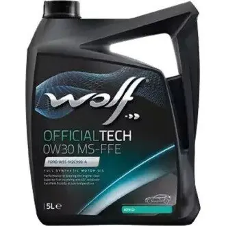 Фото officialtech 0w30 ms-ffe 5lx4 Wolf 8333910 OFFICIALTECH 0W30 MS-FFE 5Lx4 Wolf 8333910