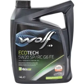 ECOTECH 5W20 SP/RC G6 FE 4Lx4 Wolf 1047277 (фото 1)
