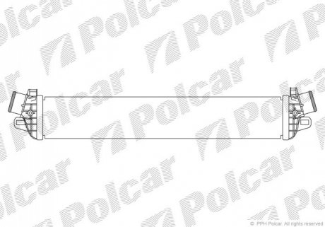 Радіатор повітря (Інтеркулер) Polcar 1421J84X
