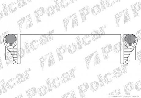 Радіатор повітря (Інтеркулер) Polcar 2021J81X