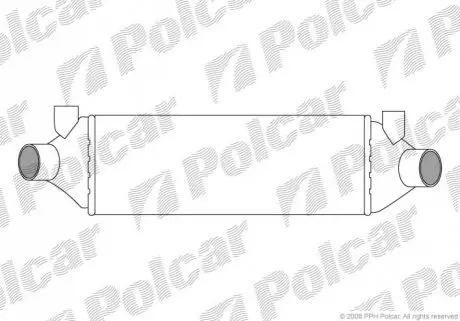 Радіатор повітря (Інтеркулер) Polcar 3247J8-1