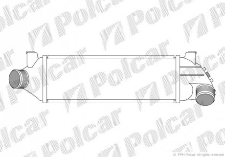 Радиатор воздуха (интеркулер) Polcar 3247J8-2 (фото 1)