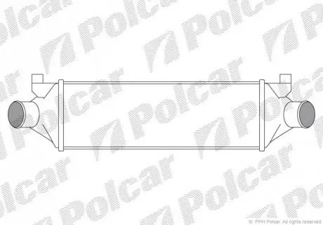 Радіатор повітря (Інтеркулер) Polcar 3248J82X