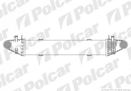 Радиатор воздуха (интеркулер) Polcar 5070J8-2
