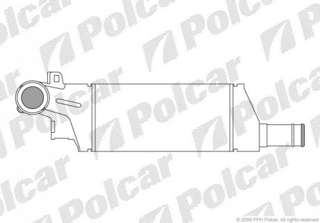 Радиатор воздуха (интеркулер) Polcar 5557J8-1