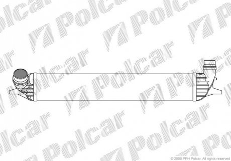 Радиатор воздуха (интеркулер) Polcar 6039J8-1