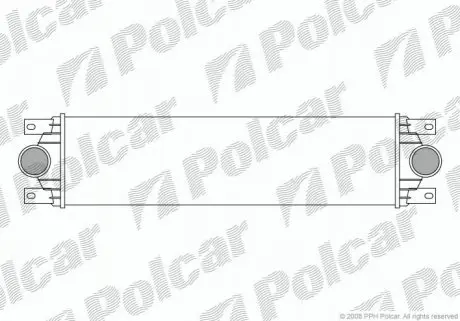 Радиатор воздуха (интеркулер) Polcar 6041J8-1