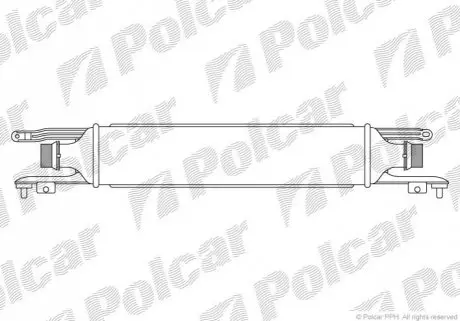 Радиатор воздуха (интеркулер) Polcar 5558J8-1