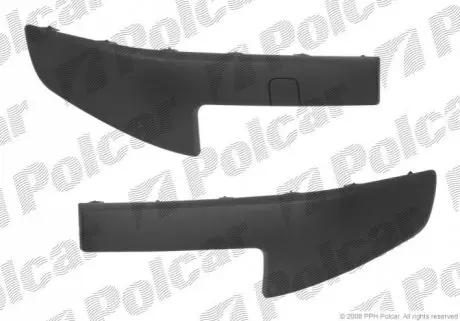 Накладка бампера левый + правый Polcar 6013274J