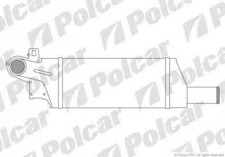 Радиатор воздуха (интеркулер) Polcar 5556J8-1