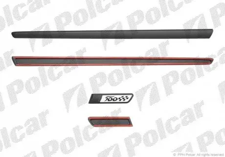 Накладки бічні компл. правий Polcar 99LBP424