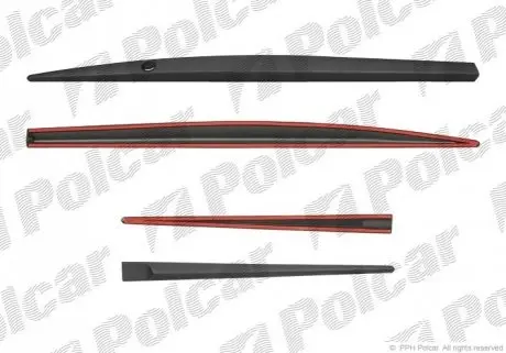 Накладки бічні компл. правий Polcar 99LBP436