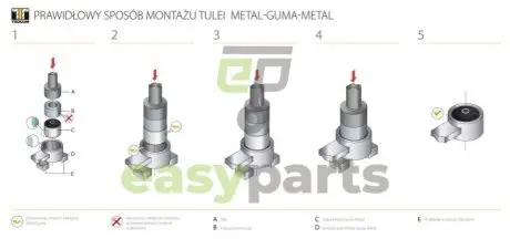 Сайлентблок важеля TEDGUM TED42099